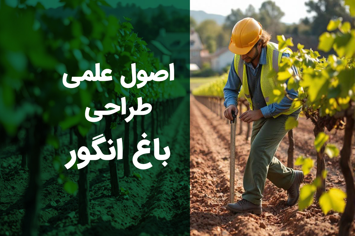 اصول علمی طراحی باغ انگور